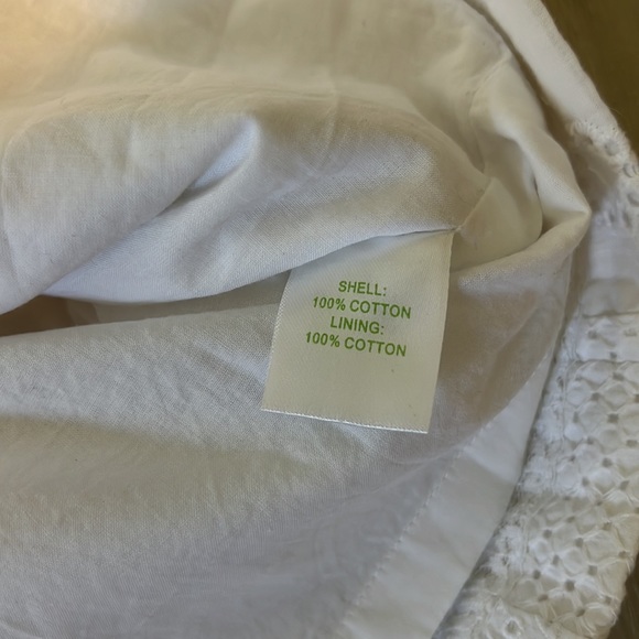 Lilly Pulitzer White Patchwork Eyelet Sleeveless Dress Sz 8 - Picture 10 of 13